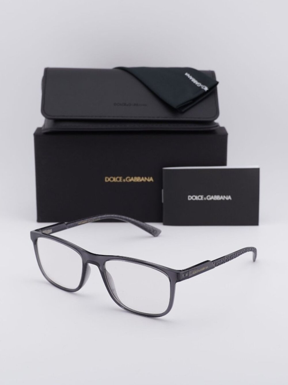 Dolce & Gabbana DG5062 504 Rectangle Eyeglasses 55mm - Grey